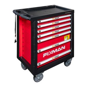 FIXMAN Classic Line 7-Drawer Roller Cabinet with 133-Piece Mechanics Tool Set
